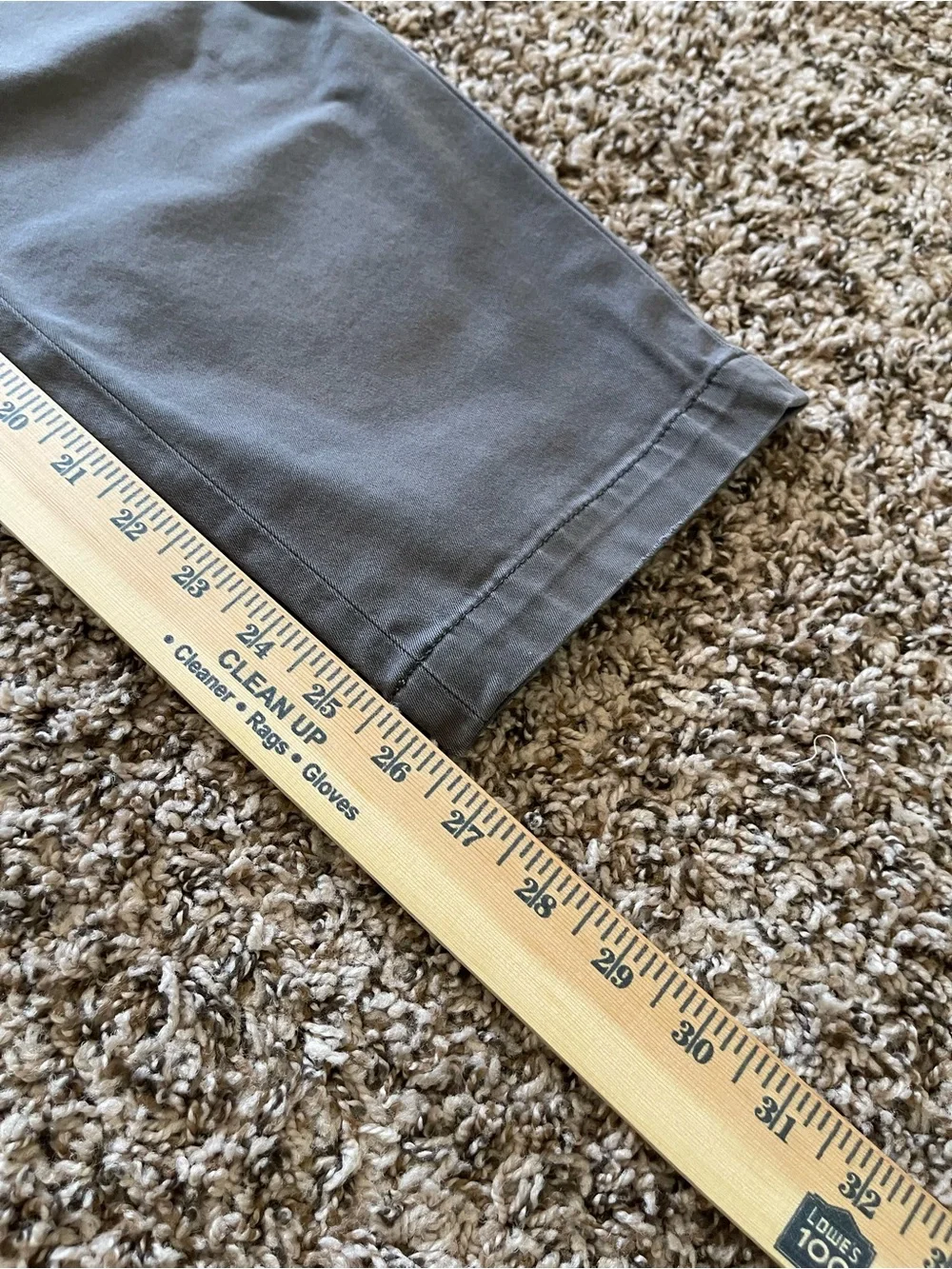 Banana Republic Men’s 32x30 Slim Rapid Movement Chino Pants Gray Stretch Work‎